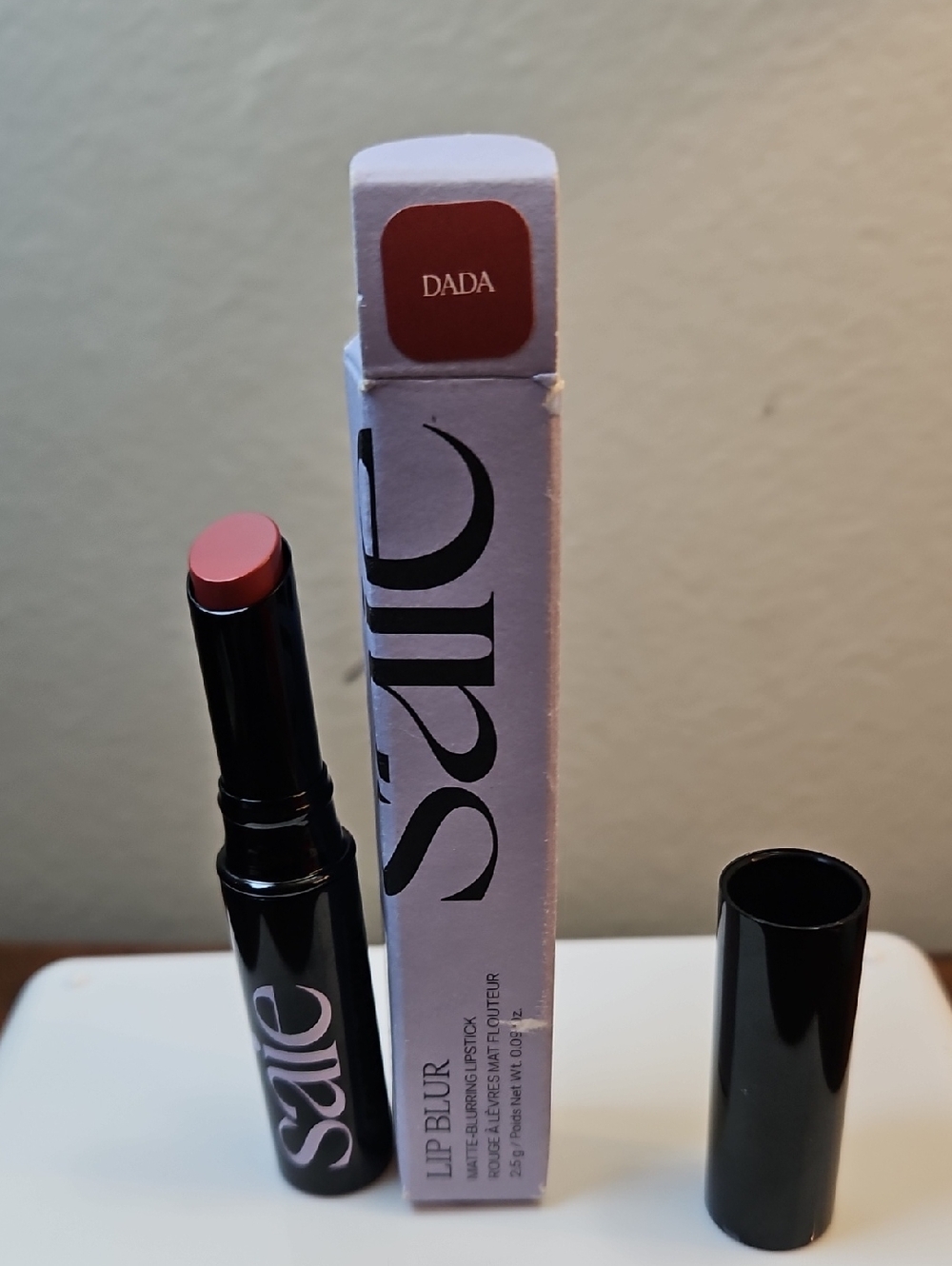 Saie Lip Blur Matte-Blurring Lipstick In Dada 0.09oz